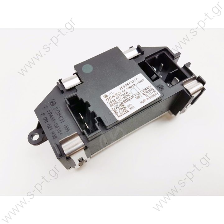 3C0907521F   ΑΝΤΙΣΤΑΣΗ ΚΑΛΟΡΙΦΕΡ   ΑΝΤΙΣΤΑΣΗ ΚΑΛΟΡΙΦΕΡ 3C0907521F SKODA OCTAVIA 5 2004 - 2008  AUDI Q3 - NEW A/C HEATER BLOWER FAN RESISTOR SPEED CONTROLLER 3C0907521F  Blower Motor Resistor Regulator 3C0907521F OEM Audi Q7 Typ 4L 2007-15